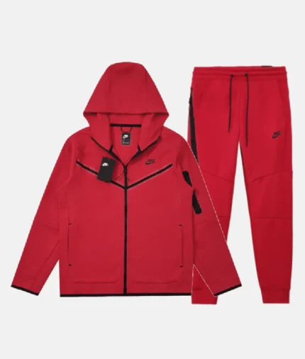 Nike x Tech Fleece Survêtement Rouge